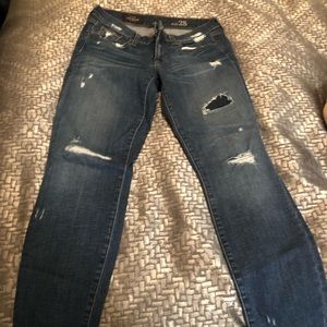 J crew toothpick jeans size 28
